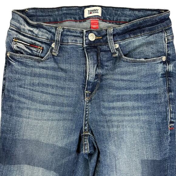 Tommy Jeans Mid Rise Bootcut Jeans Size 2 Waist 26 - Picture 5 of 8